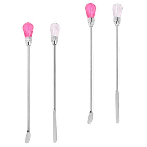 2Sets Silber Rührstäbchen Für Wachssiegel DIY Zubehör