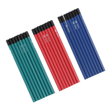 24 Stück Sechseck-Bleistift-Set, aus Holz, 3 Graphitfarben