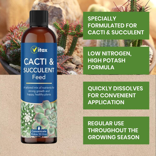 Vitax Vitax Cacti & Succulent Feed Concentrated 250ml 1