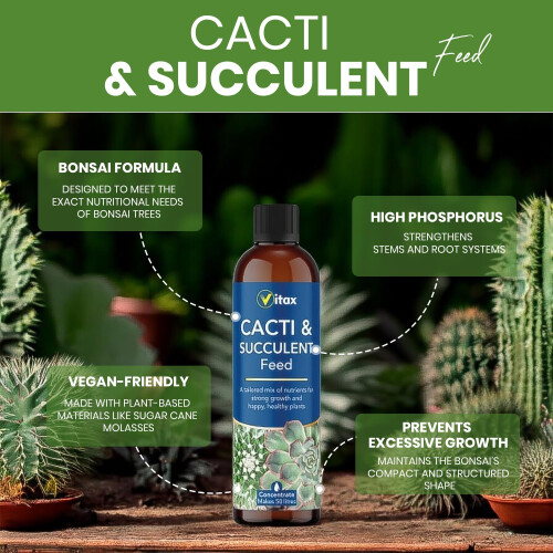 Vitax Vitax Cacti & Succulent Feed Concentrated 250ml 2