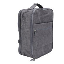 Bolsa de viaje para zapatos de 3 capas 31x23x14cm gris, grande
