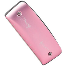3Stk Musikinstrument Mundharmonika Pink Leicht Für