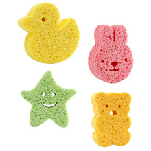 8Stk Baby Bad Schwämme Weich Bunt Sanft Peeling Für Angenehme Badezeit