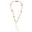 4Stk Perlen Telefon Charm Strap Acryl Lanyard Damen 1