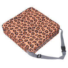 Sitzerhöhungskissen 32x32x8 cm Leopardmuster