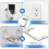 10-Pack Outlet Adjustment Plate Spacers - Durable, Self-Leveling Electrical Socket Extenders for Uneven Surfaces 3