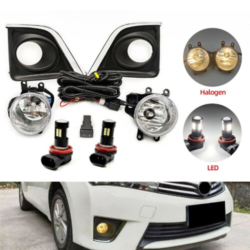 Car Front Fog Lamp Halogen Light Bumper Light Assembly LED Lamp Beads for   2014-2017 2