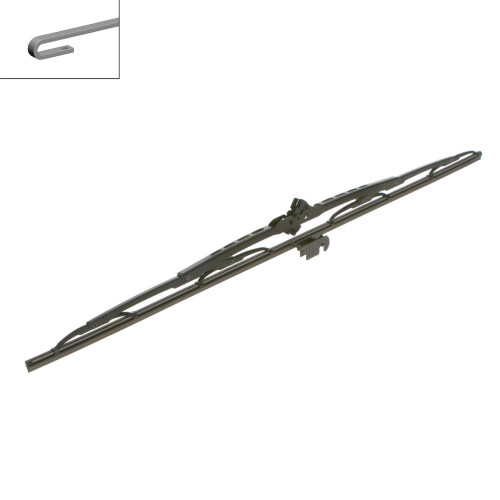 Bosch Bosch SuperPlus SP26 - Front Windscreen Wiper - Replacement Blade, Comes with Pre-assembled Quick-Clip Adapter - 1 Blade, 650mm 1