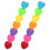 4Pcs Assorted Color Heart-Shaped Plastic Highlighter Pens for Marking 1