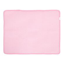 2Pcs Pink Cooling Dog Bed Mat Foldable Pet Cooling Mat for Travel