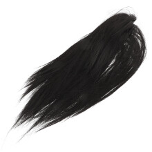 2Pcs Black Long Fluffy Wig Women Wig High Temperature Fiber Cosplay