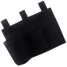 2Pcs Hanging Wall Storage Bags Black Dorm Bedside Door Back Organizers