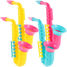 16Stk Robuste Plastik Saxophon Spielzeuge Musik Lernspielwaren
