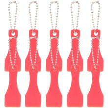 30Pcs Red Ticket Scratcher Keychain Durable Plastic Tool