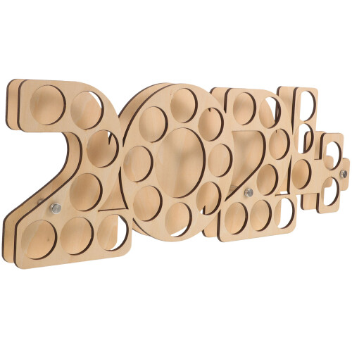 3Pièces Boîte Bois Khaki Pour Boules De Golf Présentation Durable