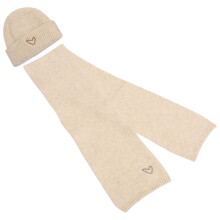 4Ensembles Ensemble Hiver Chapeau Écharpe Brodé