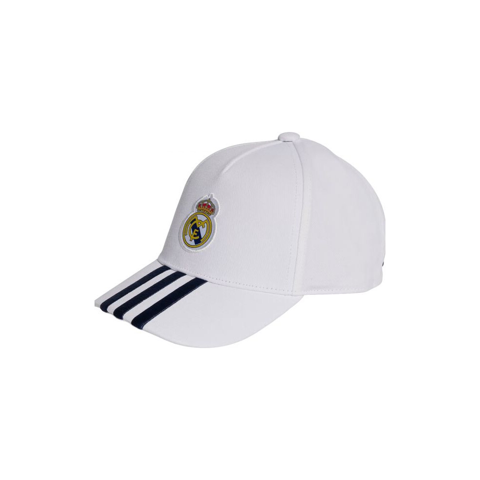 Real Madrid Official Adidas Baseball Cap White