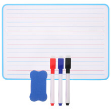 2St Draagbaar Wit Dry Erase Bord Dubbelzijdig Kinderen Schrijven