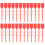 600Pcs Fire Extinguisher Safety Lock Pins Red Plastic Seal Tags 1