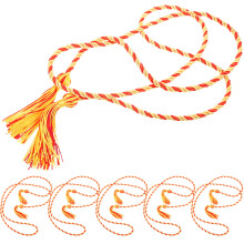 30Pcs Polyester Braided Graduation Honor Cords with Tassel Decor