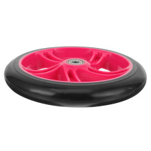 4Pcs Red PU Kick Scooter Wheels Replacement with Bearing Heavy Duty