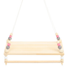 2St Boho Wandrek Hout En Nylon Veelzijdige Opslag Plank Decor