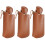 3Pcs Telescopic Lighter Holder Chocolate Compact Storage Cover 6