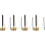 4Pcs Easy Use Handbell Chime Instrument for Temple Buddhist Supply 4