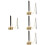4Pcs Easy Use Handbell Chime Instrument for Temple Buddhist Supply 6