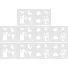 Compacte Witte Spray Stencils Voor En Schilderen
