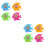 8Pcs Fun Water Ring Playthings for Kids Durable Handheld Tossing Game 7