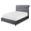 Sapphire collection 200 Thread Count 100% Egyptian Cotton Fitted Sheet (Double, White) 2