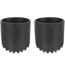 8Pcs Rubber Ladder Foot Protectors Non-Slip Ladder Leg Caps Black