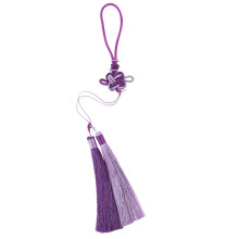 4Pièces Pompon Suspendu Nœud Chinois Polyester DIY