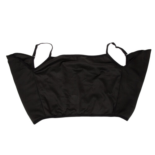 4Stk Schwarze Schweißabsorbierende Damenunterwäsche Polyester