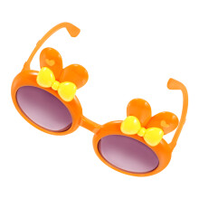3 Kinder Sonnenbrille Partyaccessoire Gelb Kunststoff Spaß