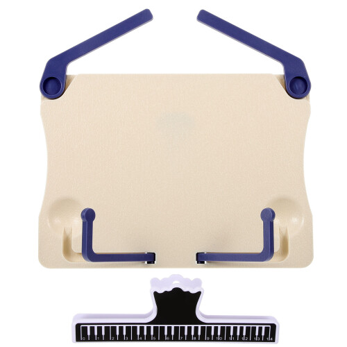 2Pièces -Livre Pliable ABS Et Portable Pour Bureau