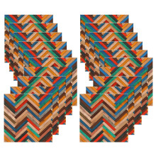 60St PVC Tegelstickers Multikleur Zelfklevend Voor Keuken En Badkamer