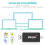 Vanja SD/Micro SD Card Reader, Type C Micro USB Adapter and USB Portab 5