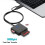 Memory Card Reader, BENFEI 4in1 USB 3.0 and USB-C to SD Micro SD MS CF Card Reader Adapter, 4 Cards Simultaneously Read and Write, Compatible with iP 5