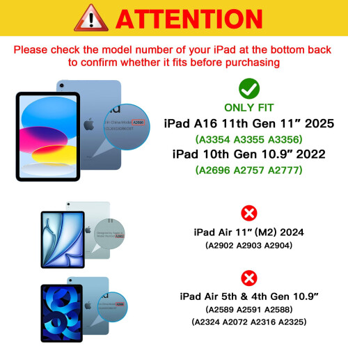 ProCase 1 Pack Screen Protector for iPad A16 2025 11th 11"/10th 2022 10.9" 1