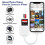 SD Card Reader for iPhone iPad, 2 in 1 Memory Card Reader Adapter, Mic 2