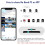 SD Card Reader for iPhone iPad, 2 in 1 Memory Card Reader Adapter, Mic 4
