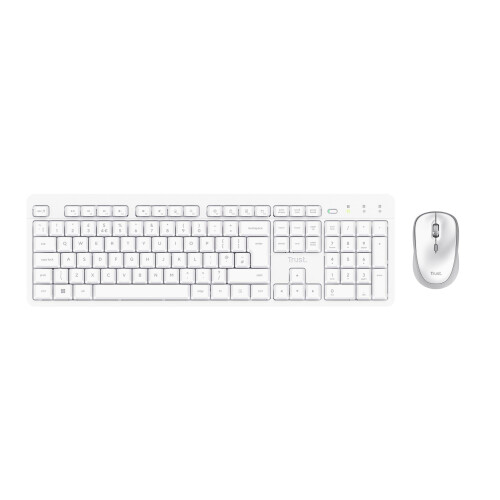 Trust Ody II Silent Wireless Keyboard and Mouse Set QWERTY UK Layout, 1