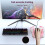 TeckNet TECKNET Mouse Mat with Memory Foam Rest -Non-slip Rubber base- Special 7