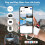 SD Card Reader for iPhone iPad, 2-in-1 Memory Card Reader Lightning to 3