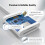 SD Card Reader for iPhone iPad, 2-in-1 Memory Card Reader Lightning to 4