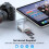 SD Card Reader for iPhone iPad, 2-in-1 Memory Card Reader Lightning to 8