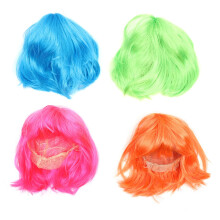 16Pièces Perruques Colorées Cosplay Et Fête Faciles À Unisexe