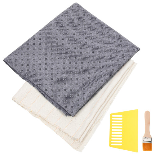 2Ensembles Kit Tissu Tufting Monks Coloré Durable Antidérapant DIY